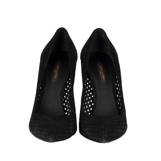 Louis Vuitton Perforated Suede Eyeline Pumps - '10s - Image 2