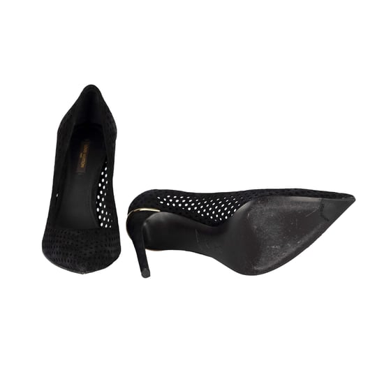 Louis Vuitton Perforated Suede Eyeline Pumps - '10s - Image 4