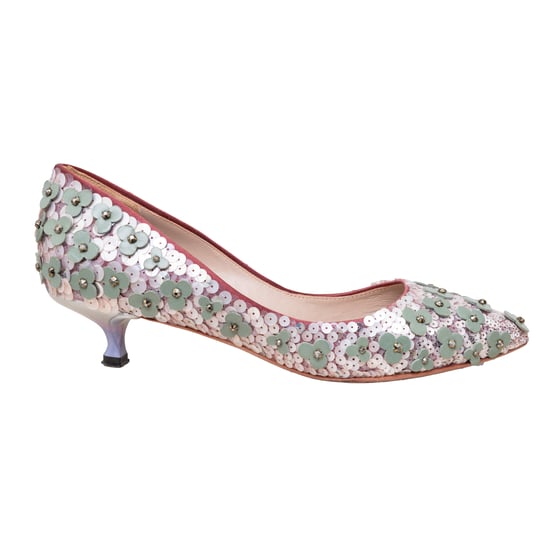 Loewe Bloemen Kralen Versierde Pumps - '20s - Image 1