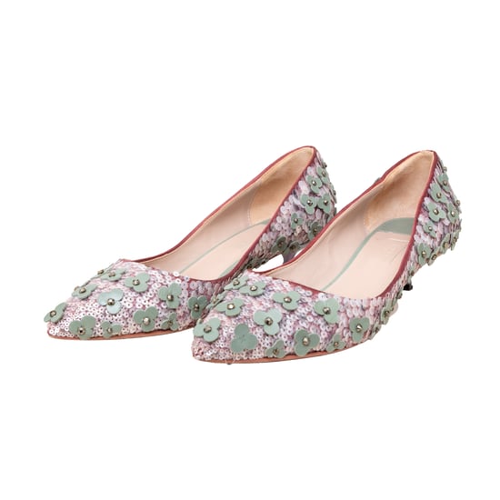 Loewe Bloemen Kralen Versierde Pumps - '20s - Image 3
