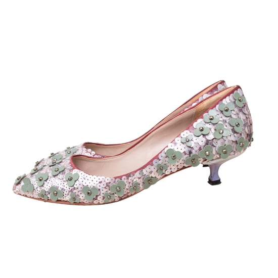 Loewe Bloemen Kralen Versierde Pumps - '20s - Image 4