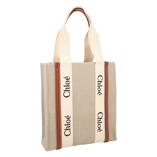 Woody stof- en leren tas - Image 2