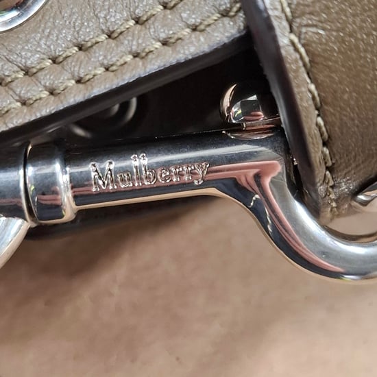 Mulberry Camden Studded Tas in Olijfgroen Leer - Image 6