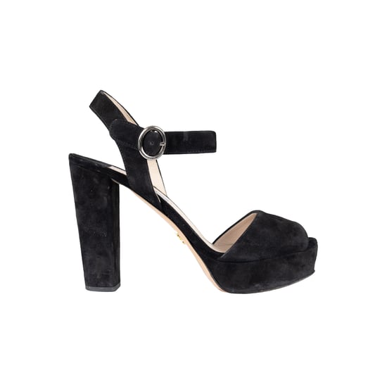 Prada Suede Open-toe Heels - '10s - Image 1