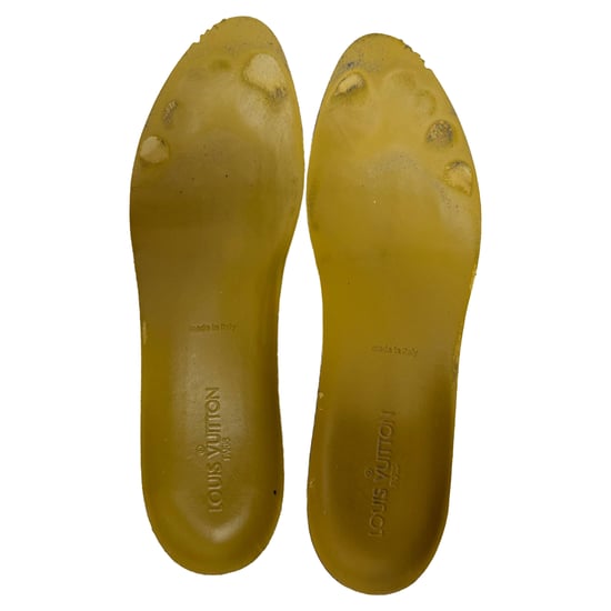 Louis Vuitton Miles Veter Sneakers in Multicolor Suède en Leer - Image 3