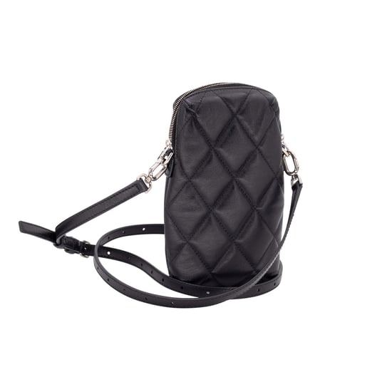 Balenciaga gesteppte pouch in zwart leer - Image 2