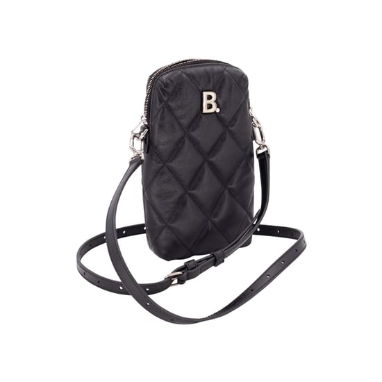 Balenciaga gesteppte pouch in zwart leer - Image 3