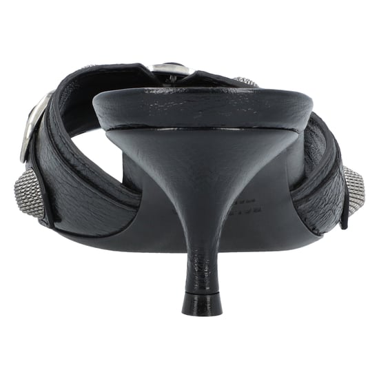 Balenciaga Cagole 50mm Sandals 'Black Arena Lambskin' - Image 3