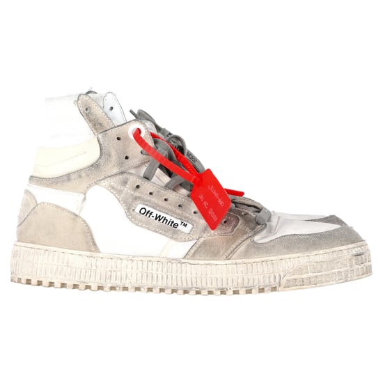 Off-White 3.0 Off-Court High-Top Sneakers in White Leather - Image 1