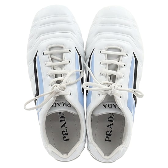 Prada Rev Lage Sneakers in Witte Leer - Image 3