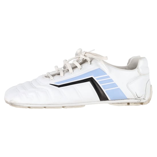 Prada Rev Lage Sneakers in Witte Leer - Image 4