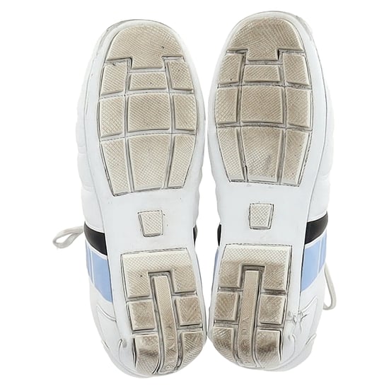 Prada Rev Lage Sneakers in Witte Leer - Image 6