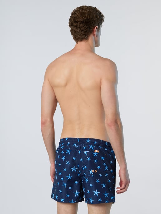 North Sails Zwembroek REPREVE® met oceaan print - Image 2