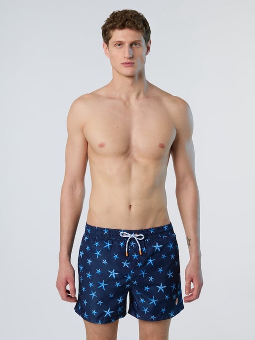 North Sails Zwembroek REPREVE® met oceaan print - Image 4