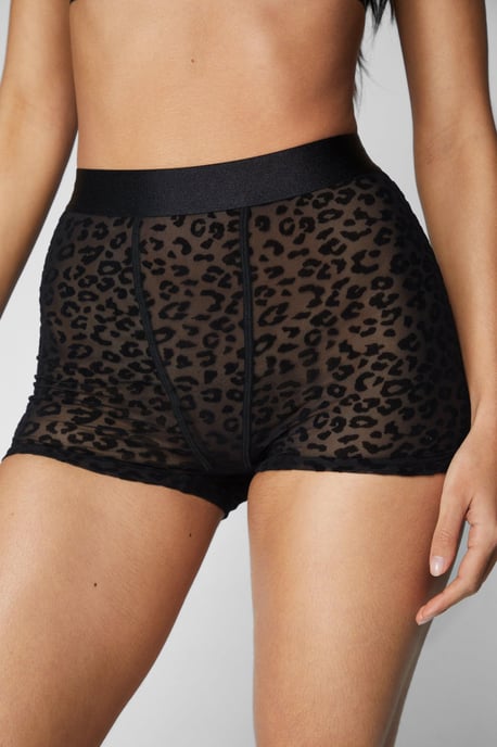 Leopard Bralette And Boxers Lingerie Set - Image 2