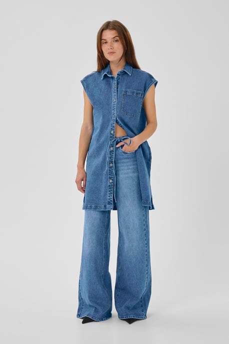 Denim Jurk MWLeyla Denim Jurk Box fit medium blue - Image 1