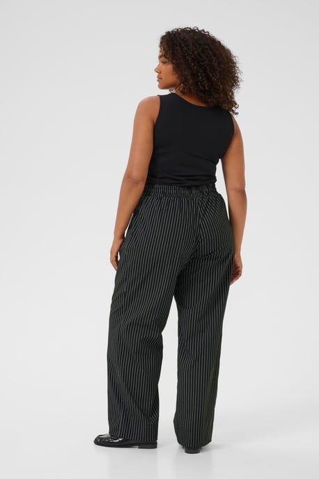 Casual broek KCeloana Casual broek Loose fit black white - Image 3