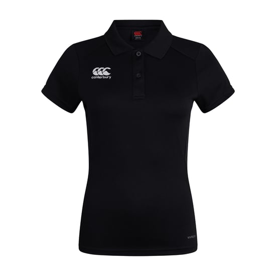 Canterbury Dames/Dames Club Dry Poloshirt (Zwart) - Image 1