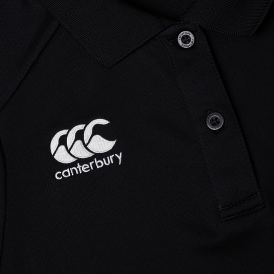 Canterbury Dames/Dames Club Dry Poloshirt (Zwart) - Image 3
