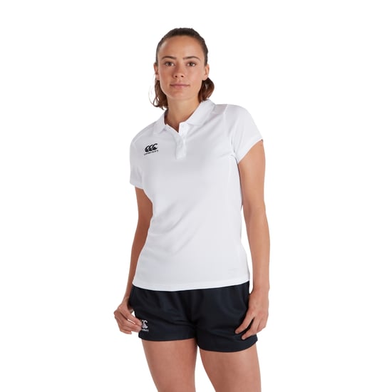 Canterbury Dames/Dames Club Dry Poloshirt (Wit) - Image 4