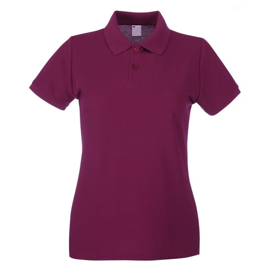 Fruit of the Loom Dames/Dames Lady Fit Poloshirt met korte mouwen (Ossenbloed) - Image 1