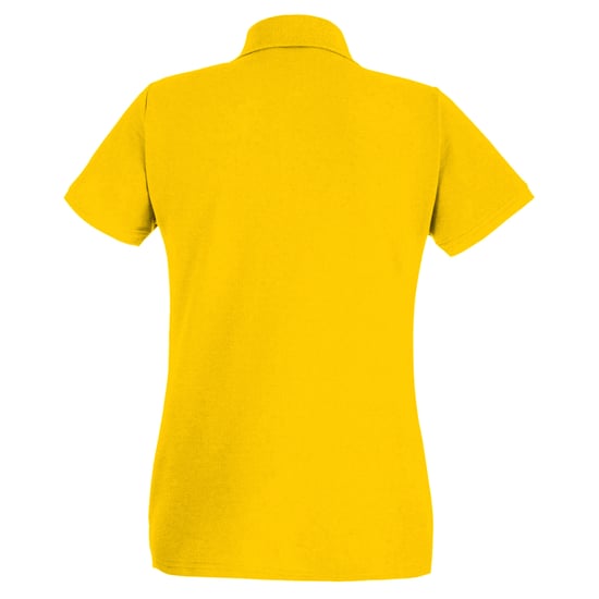 Fruit of the Loom Dames/Dames Lady Fit Poloshirt met korte mouwen (Goud) - Image 2