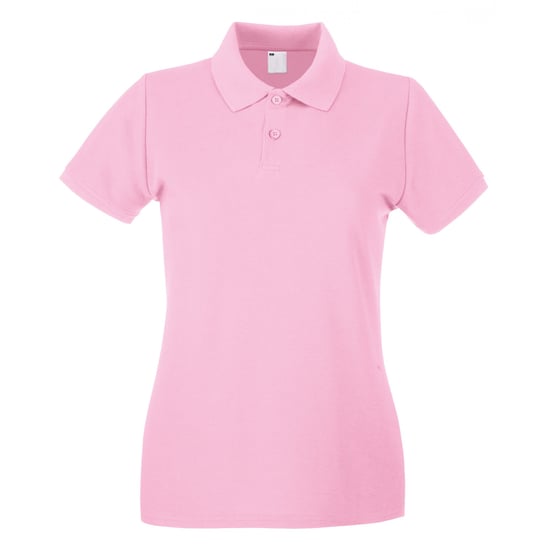 Fruit of the Loom Dames/Dames Lady Fit Poloshirt met korte mouwen (Baby Roze) - Image 1