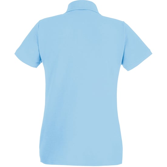 Fruit of the Loom Dames/Dames Lady Fit Poloshirt met korte mouwen (Lichtblauw) - Image 2