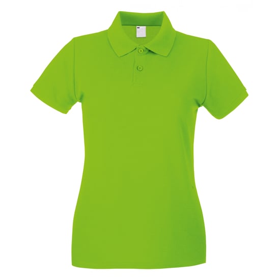 Fruit of the Loom Dames/Dames Lady Fit Poloshirt met korte mouwen (Kalk groen) - Image 1