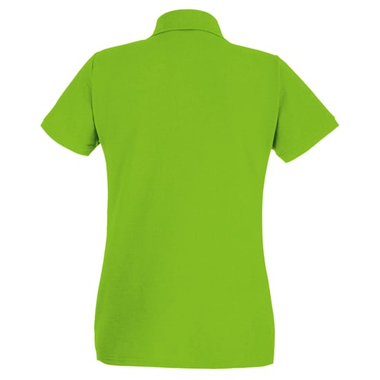 Fruit of the Loom Dames/Dames Lady Fit Poloshirt met korte mouwen (Kalk groen) - Image 2