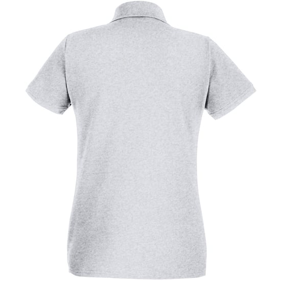 Fruit of the Loom Dames/Dames Lady Fit Poloshirt met korte mouwen (Grijze Mergel) - Image 2