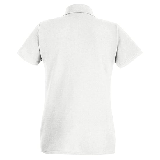 Fruit of the Loom Dames/Dames Lady Fit Poloshirt met korte mouwen (Sneeuw) - Image 2