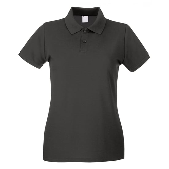 Fruit of the Loom Dames/Dames Lady Fit Poloshirt met korte mouwen (Grafiet) - Image 1