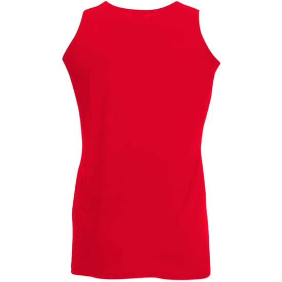 Fruit Of The Loom Heren Atletisch Mouwloos Hemd / Tanktop (Rood) - Image 2