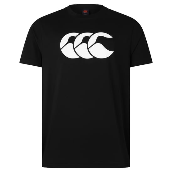 Canterbury Herenlogo T-Shirt (Zwart/Wit) - Image 1