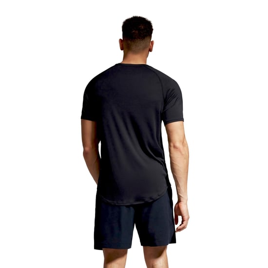 Canterbury Heren Groot Logo Super Light T-Shirt (Zwart/Gunmetaalgrijs) - Image 2
