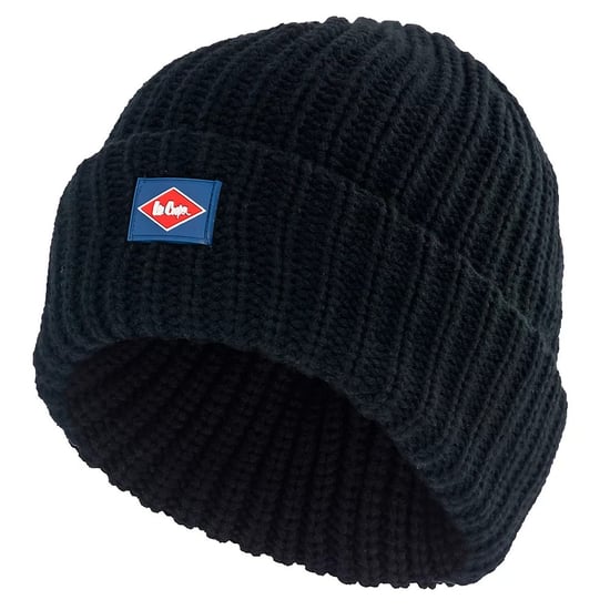 Lee Cooper Grof gebreide muts (Zwart) - Image 1