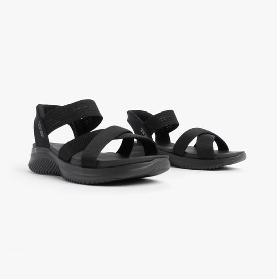 Skechers Ultra Flex 3.0 - Nooit Beter Dames Sandalen Zwart - Image 4