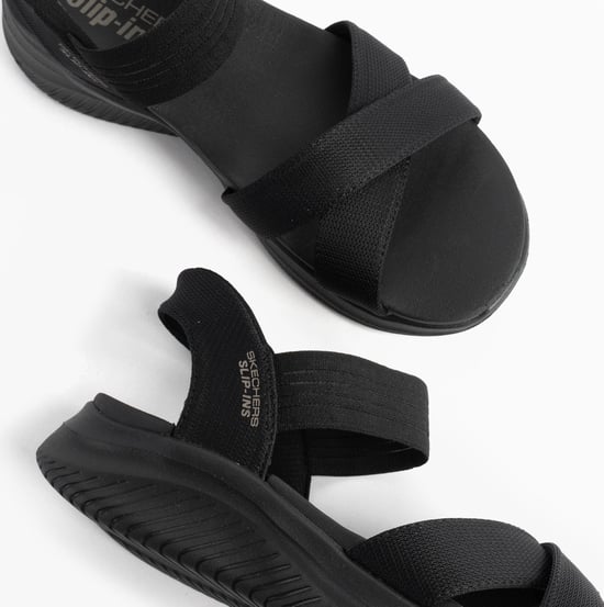 Skechers Ultra Flex 3.0 - Nooit Beter Dames Sandalen Zwart - Image 6