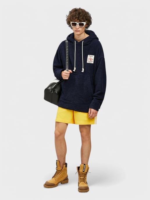 Palm Angels Coral Terry Hoodie Marineblauw - Image 2