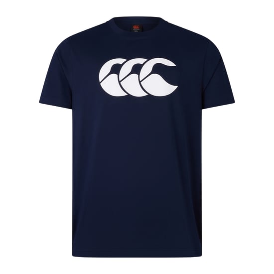 Canterbury Heren Logo Biologisch Katoenen T-Shirt (Marine) - Image 1