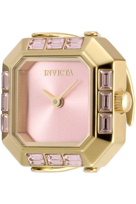 Invicta Mini 49586 Dames Horloge - Quartz Uurwerk - Roestvrij Staal met roze Wijzerplaat - 21mm - Image 1