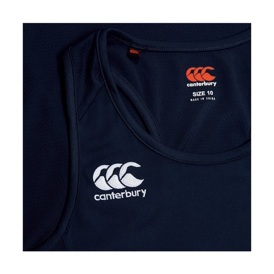 Canterbury Dames/Dames Club Dry Racerback Tanktop (Marine) - Image 3