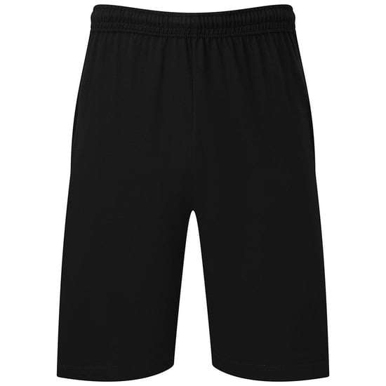 Fruit of the Loom Heren Iconic 195 Jersey Shorts (Zwart) - Image 1