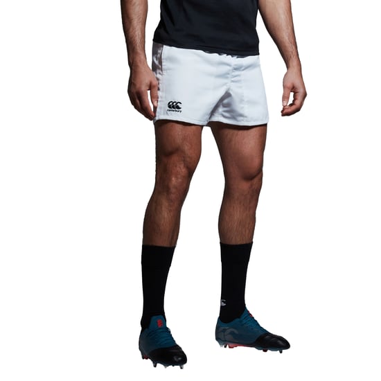 Canterbury Heren Professional Polyester korte broek (Wit) - Image 4
