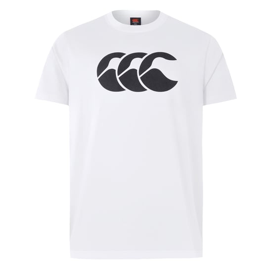 Canterbury Herenlogo T-Shirt (Wit/zwart) - Image 1