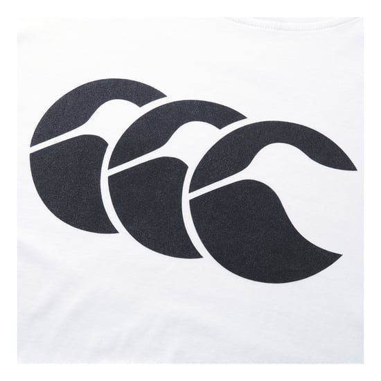 Canterbury Herenlogo T-Shirt (Wit/zwart) - Image 3