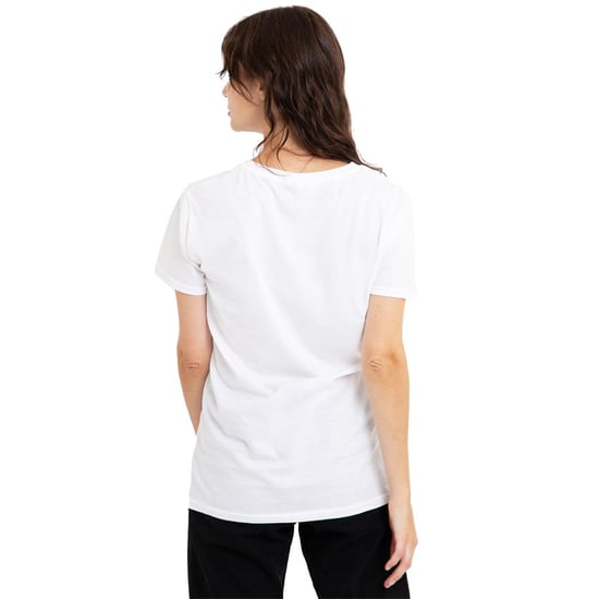K-Pop Demon Hunters Dames/Dames Huntr/X Panel T-shirt (Wit) - Image 4