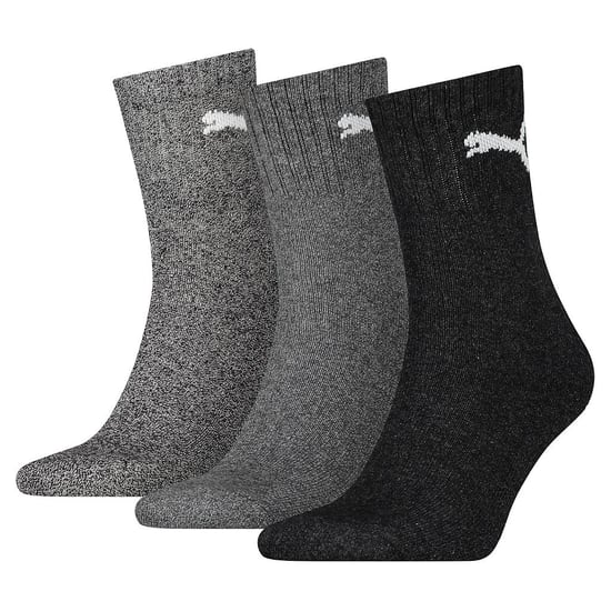 Puma Unisex Volwassen Bemanningsleden Sokken (Pakket van 3) (Grijs) - Image 1