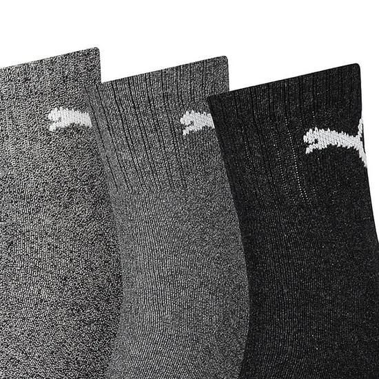 Puma Unisex Volwassen Bemanningsleden Sokken (Pakket van 3) (Grijs) - Image 2